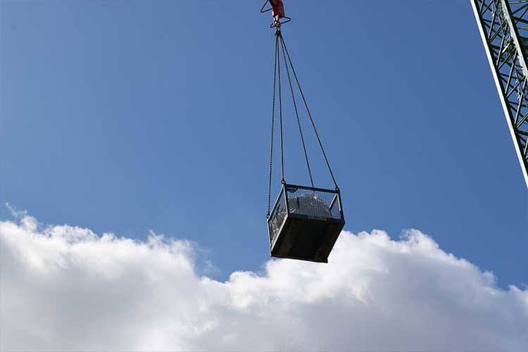 goods lifting cage for cranes