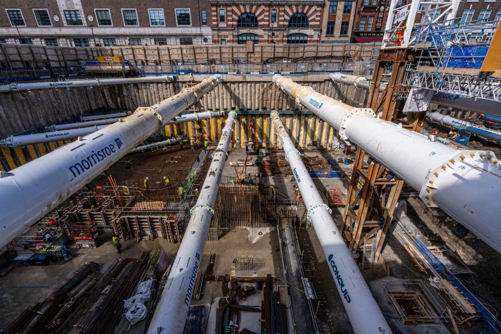 Marylebone Square Temporary Propping by Conquip