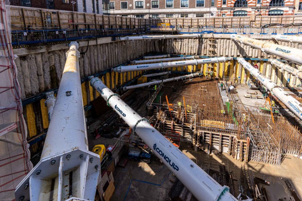 Marylebone Square Temporary Propping by Conquip
