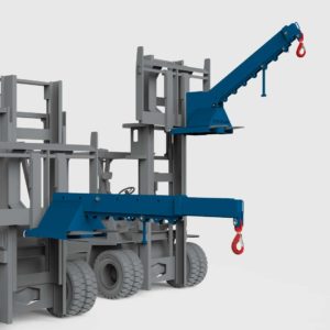 forklift crane arm attachment fixed or adjustable crane arm